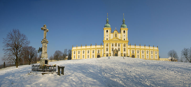 Bazilika Navštívení Panny Marie na Svatém Kopečku u Olomouce.