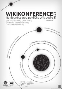 Plakát Wikikonference 2014 (CC-BY-SA 4.0, Dominik Matus)